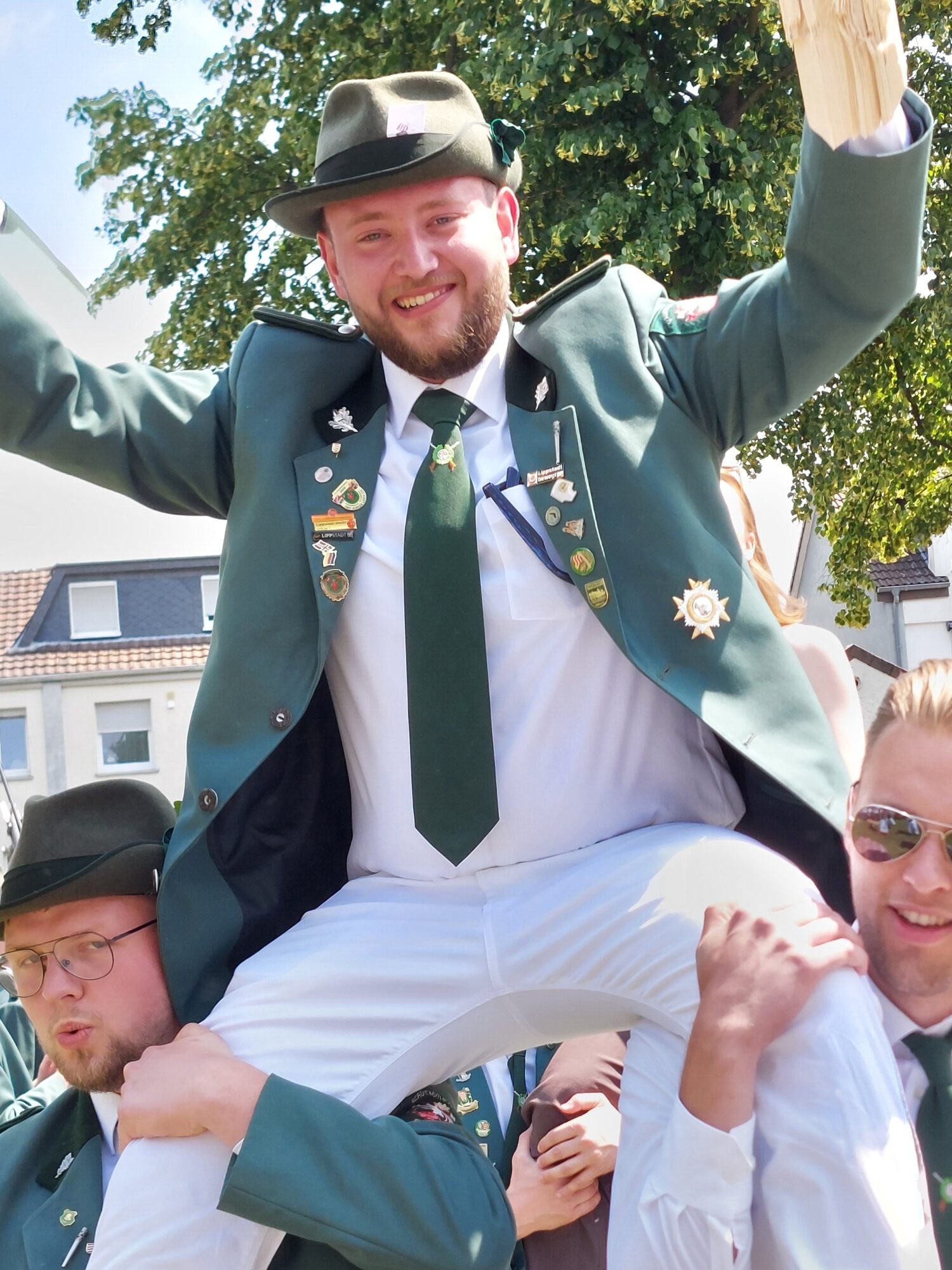 Schützenkönig: Max Mustermann